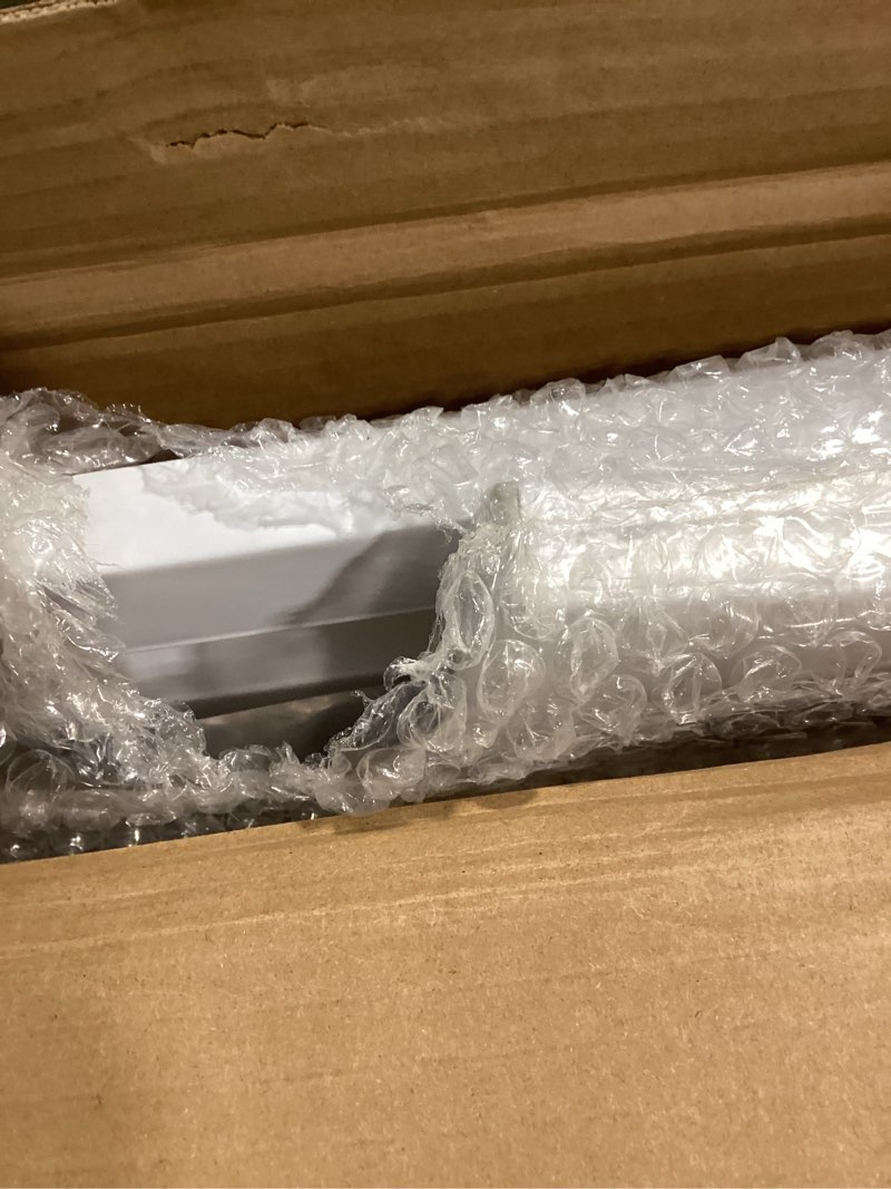 Condition photo showing Good Condition for 68" Extra Tall Cat Gate for Doorway, 30.5"-47.5" Auto Close Pet Gate Include 2.75", 5" and 7" Extension Kits, No Drilling Pressure Mount Kit, Suitable for Doorways or Kitchen, White New White 68" tall