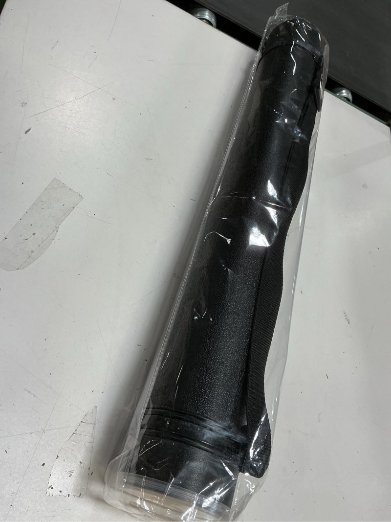 Condition photo showing New/Like New for TRANSON Durable Poster Storage Tube with Straps 24"-40" Extendable for Blueprints, Artwork, Maps, Posters Color Black 1 Pack-Black