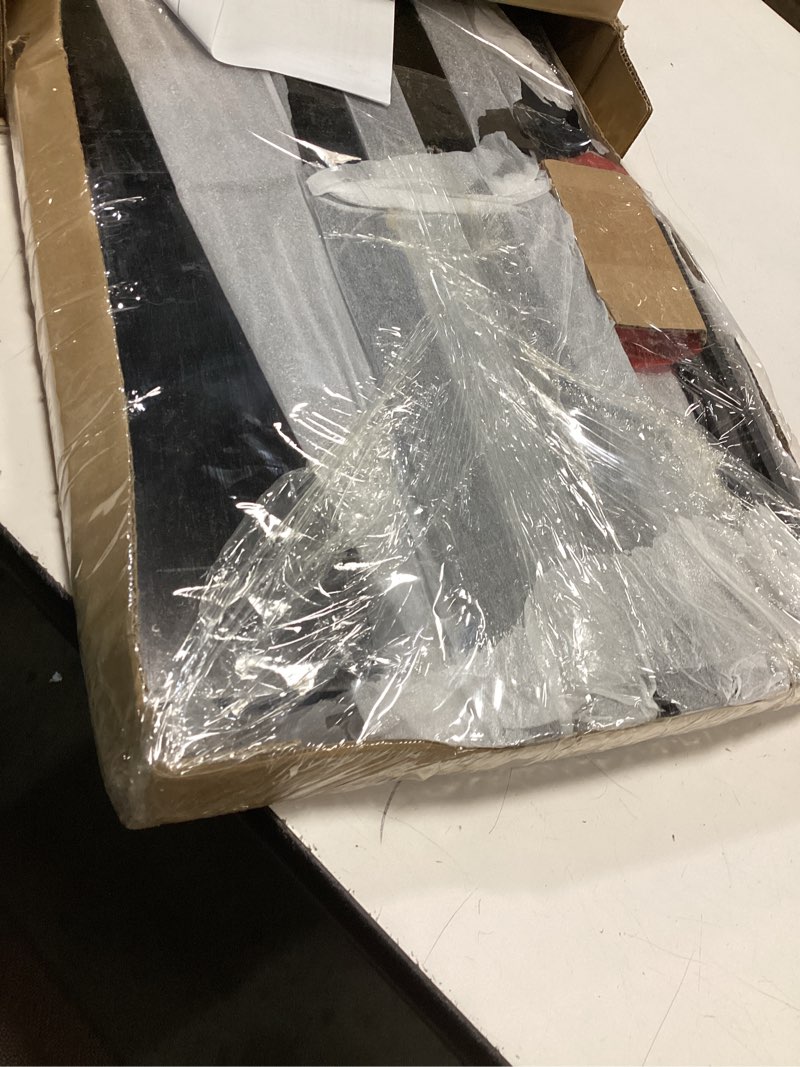 Condition photo showing Good Condition for 2-Tier Solid Acacia Plant Stand w/Drawer Black