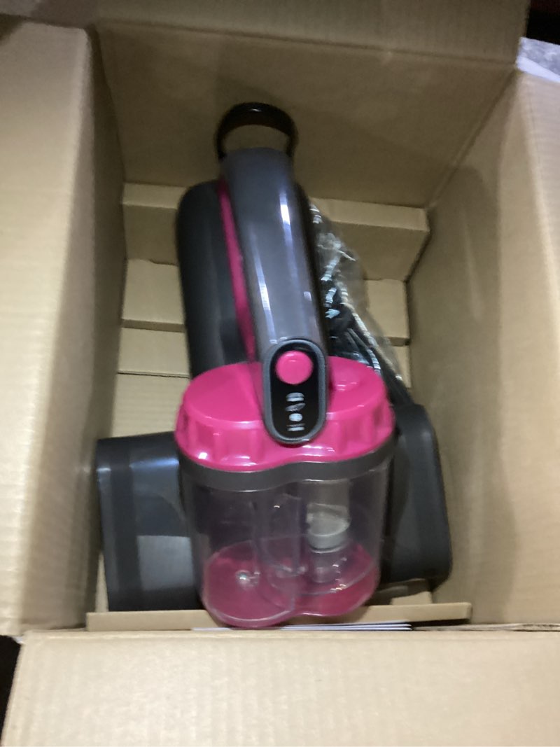 Cordless Mattress Vacuum Cleaner, Bed Vacuum Cleaner with 18Kpa Suction 253.7nm UV-C Light & 80000Rpm Rotation Ultrasonic Tech Double-Cup, Portable Handheld Vacuum for Bed/Fabric Sofa/Carpet Cleaning