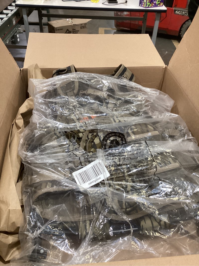 Condition photo showing As Is for ALPS OutdoorZ Grand Slam Turkey Vest, Sit Anywhere Kickstand Removeable Frame and Memory Foam Seat One Size Mossy Oak Original Bottomland