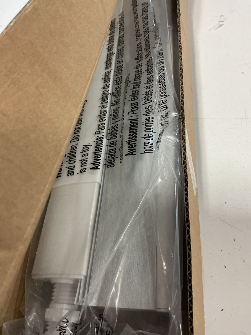 Condition photo showing Good Condition for LazBlinds No Tools No Drill Cordless Cellular Shades, Blackout Light Blocking Honeycomb Shades for Home, Thermal Insulation Blinds for Windows, 27" W x 48" H, White Blackout-white 27" W x 48" H