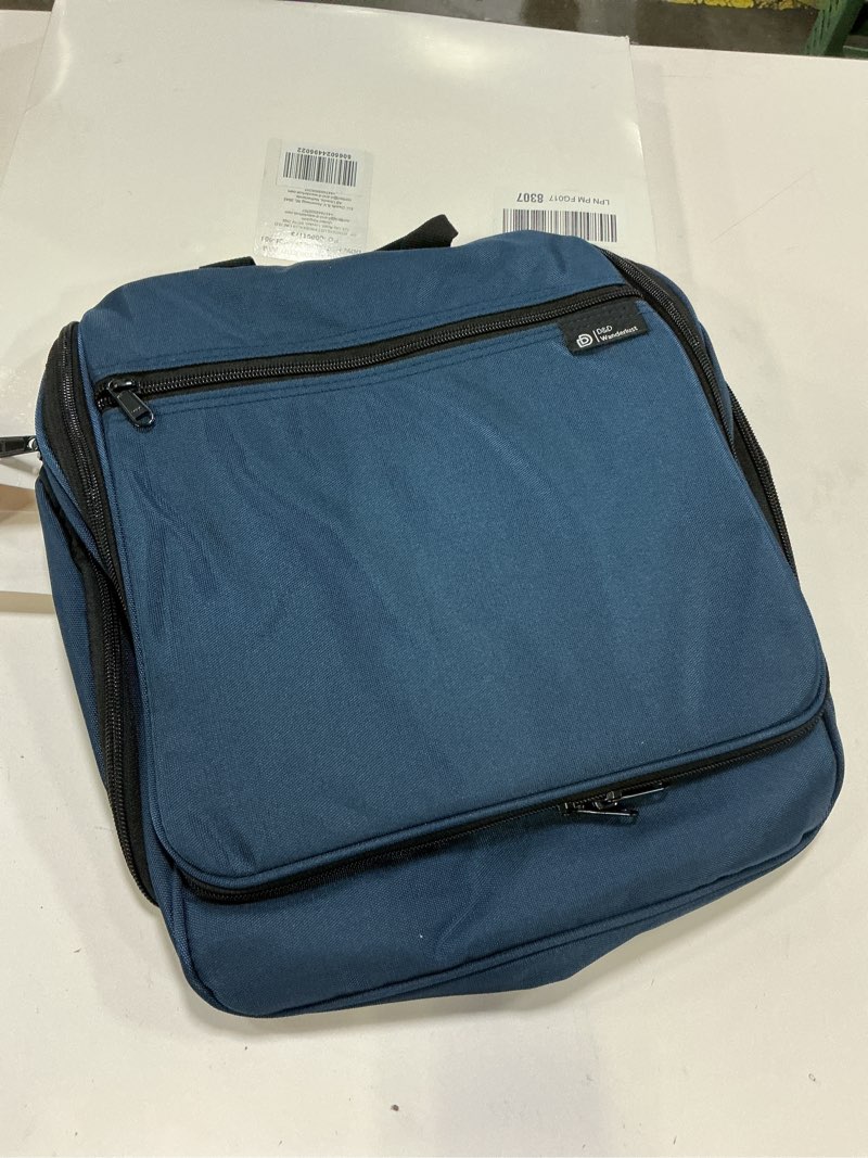 Condition photo showing Good Condition for DD D&D Wanderlust D&D Hanging Travel Toiletry Bag for Men and Women – Cosmetics, Makeup and Toiletries Organizer Kit with 10 Compartments Blue Large