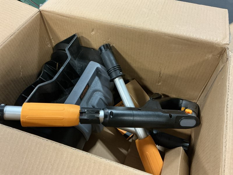 Condition photo showing As Is for Cordless Snow Shovel Compatible with DeWalt 20V Max Battery, 11" Electric Snow Blower w/ 20FT Max Throw & Adjustable Handle, Snow Thrower for Driveway, Deck, Patio, Steps(Tool Only) Black (Battery and charger not included)