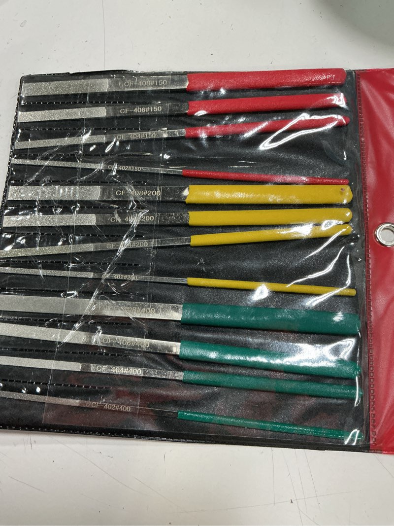 Condition photo showing Good Condition for big horn 19395 12 pcs 7 inch long diamond flat files