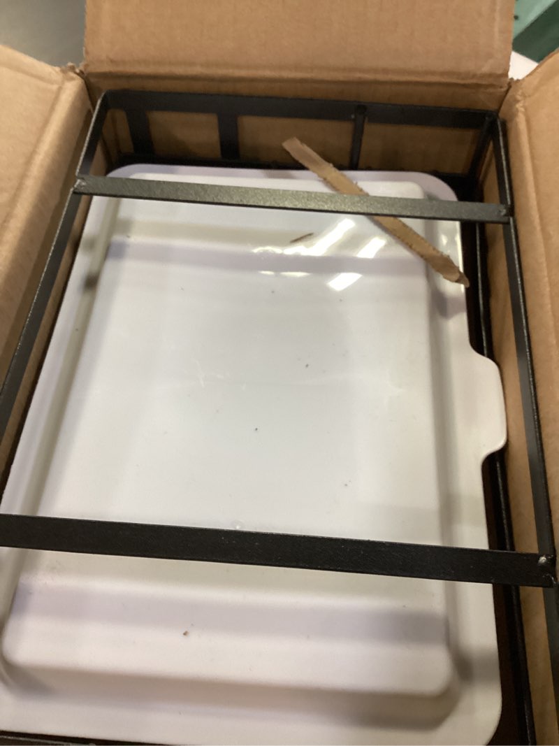 Condition photo showing Good Condition for Universal Knife Block, Stainless Steel Universal Knife Holder Block Without Knives, Knife Rack with Drain Tray, Cutting Board Holder, Pot Lid Organizer for Counter, Cabinet