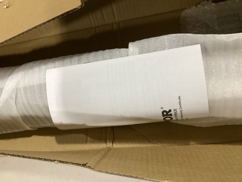 Condition photo showing Good Condition for vevor level drilled cable railing post, 12 holes, 42x2x2 inches stainless steel cable railing system kit for indoor outdoor deck balcony, 1 pack, silver, product id 1jzlgzxys1061ef8w001v0 42"x2x2 level post-silver 1