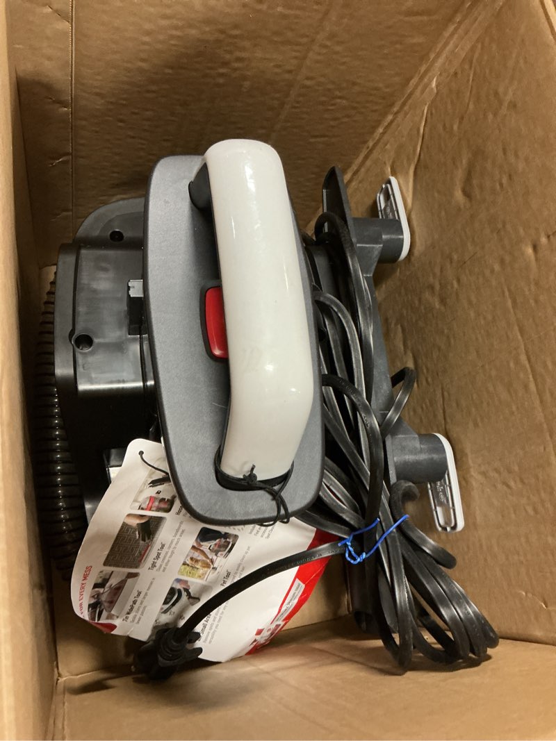 Condition photo showing As Is for Hoover CleanSlate Plus Portable Carpet + Upholstery Spot Cleaner Machine, Powerful Suction with Versatile Tools, Pet Stain Remover, Car and Auto Detailer, Pair with Hoover Carpet Cleaner Solution
