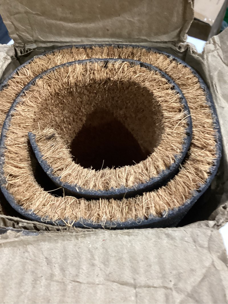 Condition photo showing Good Condition for MAINEVENT Come Back with a Warrant Front Door Mat 30x17 Inch, Funny Doormat w/Non Slip PVC Backing, Funny Welcome Mat Outdoor Come Back With a Warrant 1'5" x 2'6" (Rectangular)