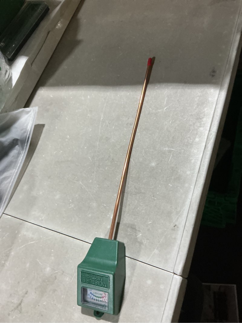 Condition photo showing Good Condition for soil moisture meter,long probe plant hygrometer moisture sensor plant water monitor for potted plants,garden,farm, lawn(no battery needed) 1 green-long probe version