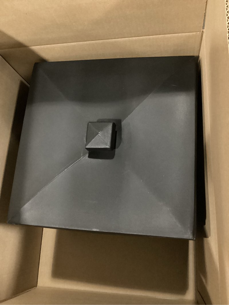 Condition photo showing Good Condition for mayne fairfield garden hose bin - black - 17in l x 17in w x 18in h - holds up to 100 ft. of standard garden hose (5858-b)