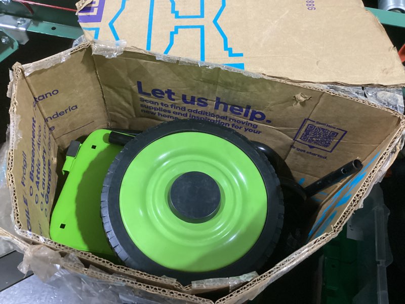 Condition photo showing As Is for Pickup Pro Garden Sweeper - Manual Leaf & Grass Push Lawn Sweeper (Pickup Pro Max)