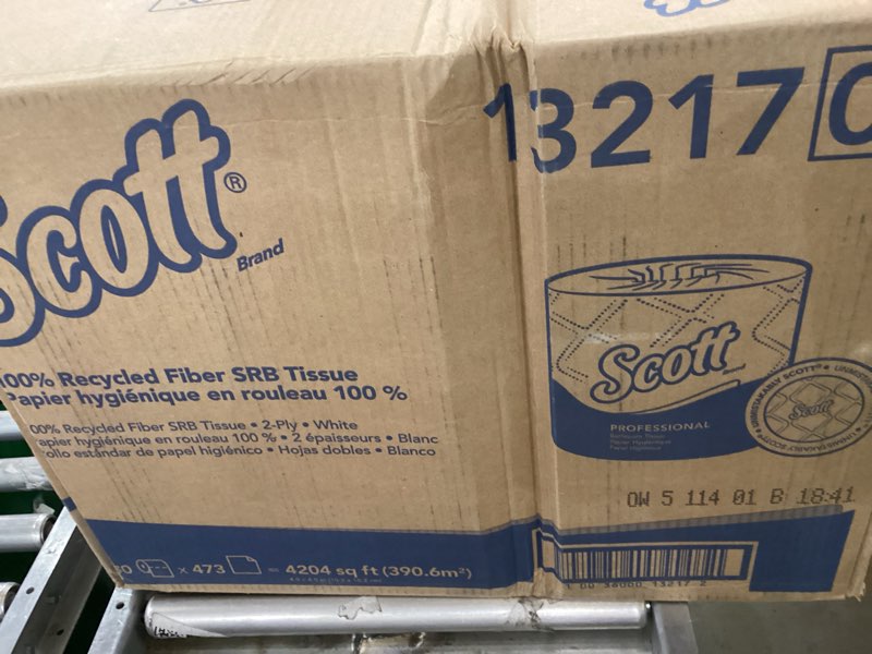 Scott recycled tissue