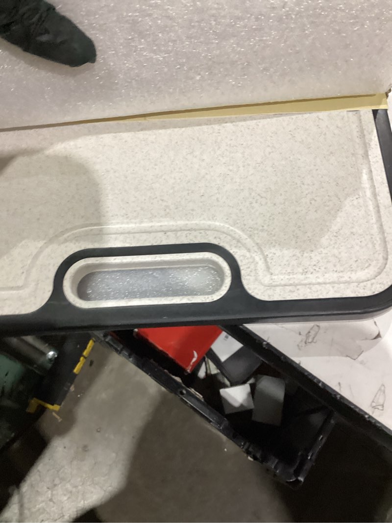 Condition photo showing Good Condition for Titanium Cutting Board for Kitchen, Cutting Board Double Sided Food Grade, Pure Titanium and Wheat Straw PP, Scratch Resistant, Non Toxic Chopping Board, Dishwasher Safe, Easy to Clean Large Size