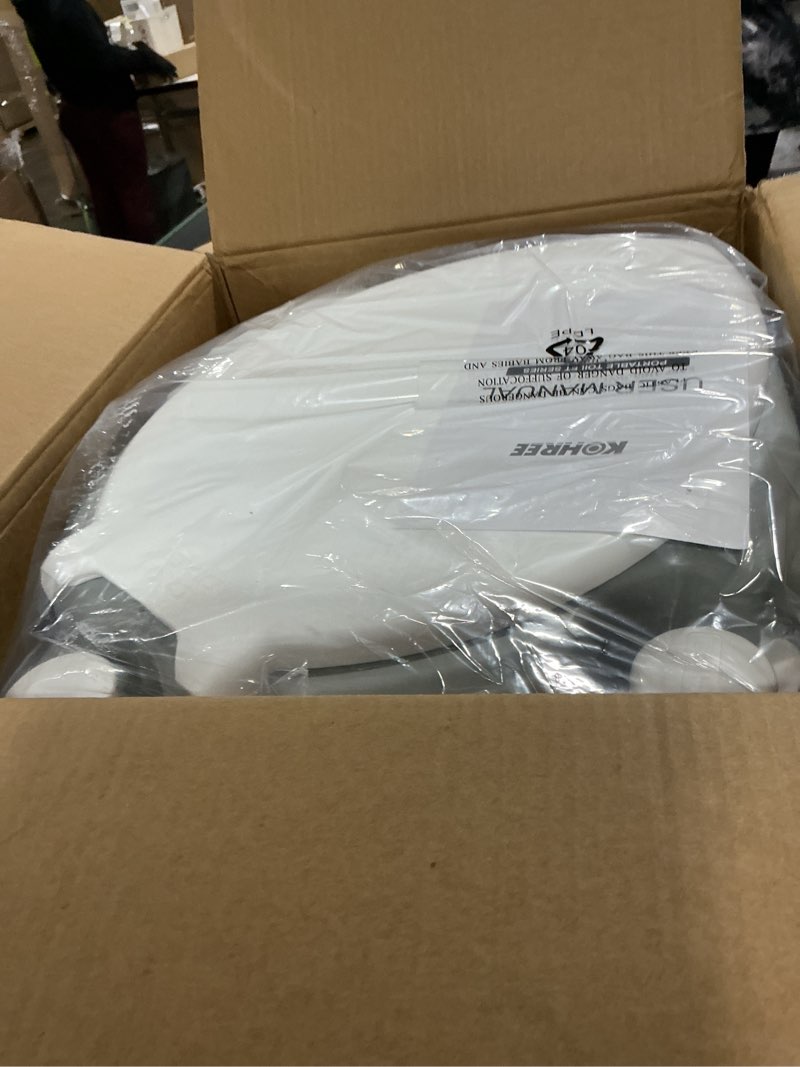 Condition photo showing Good Condition for Kohree Camping Toilet Portable 5.3 Gal: 20L Porta Potty for Adults with Diagonal Elongated Bowl Seat - Handle Flush Pump Leak-Proof Cassette Toilet for RV Trailer Trucker Boat Marine Home Use 5.3 Gal-Premium Extended Diagonal