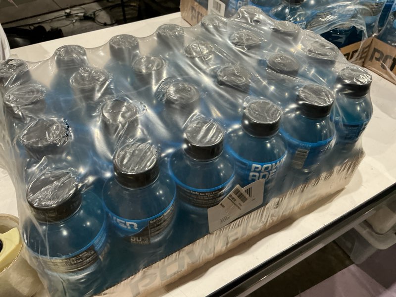 Condition photo showing As Is for powerade mountain blast 20 oz (pack of 24)