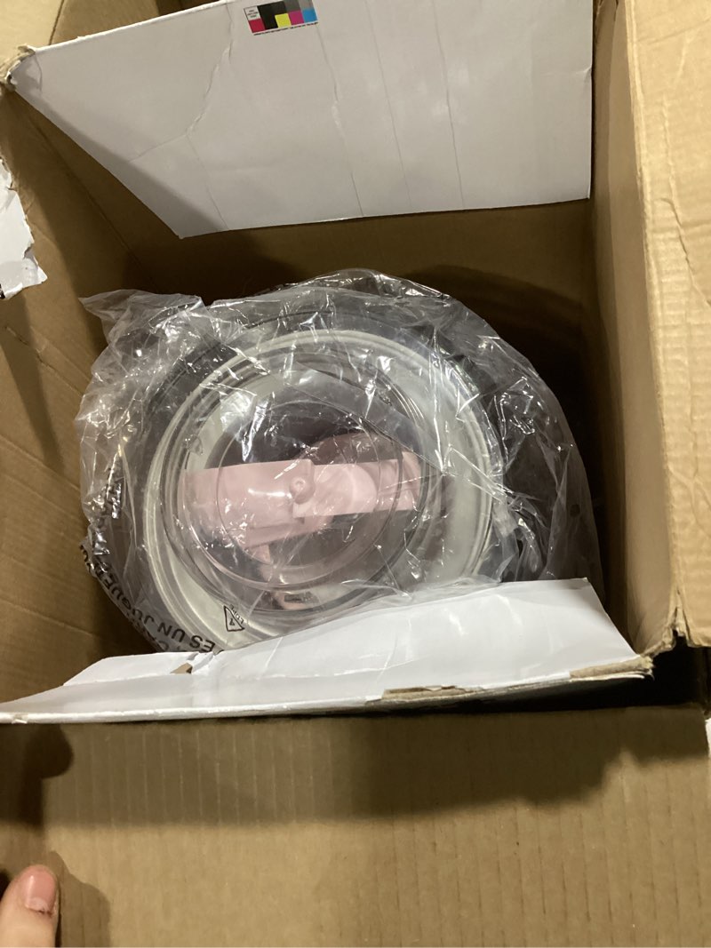 Condition photo showing As Is for Cuisinart Automatic Frozen Yogurt-Ice Cream & Sorbet Maker (Pink) pink 1.5 Quart