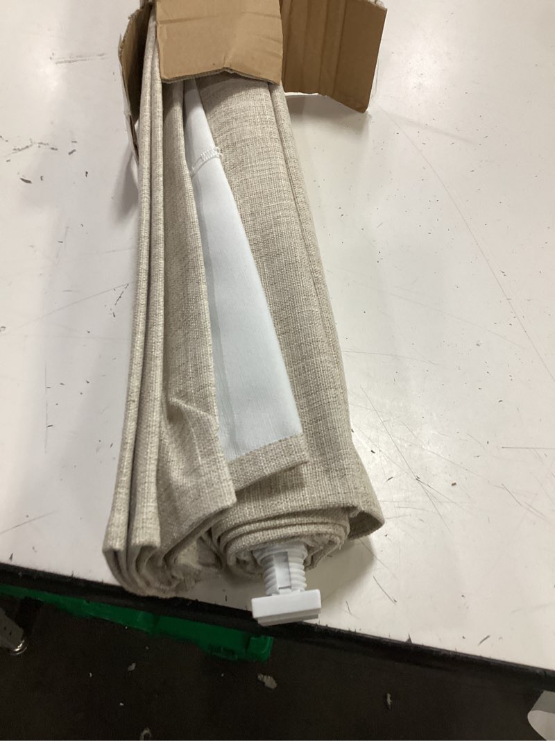 Condition photo showing Good Condition for lazblinds no drill cordless roman shades, 20'' w x 48'' h, beige | easy to install, light blocking & heat insulating, perfect for bedrooms & kids' rooms blackout - beige 20" w × 48" h