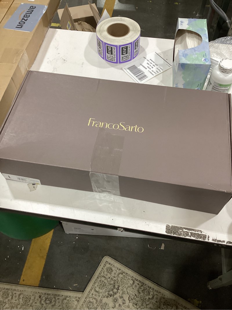 Condition photo showing Good Condition for Franco Sarto Womens Lyla Pointed Toe Knee High Boots Black Leather 10 M