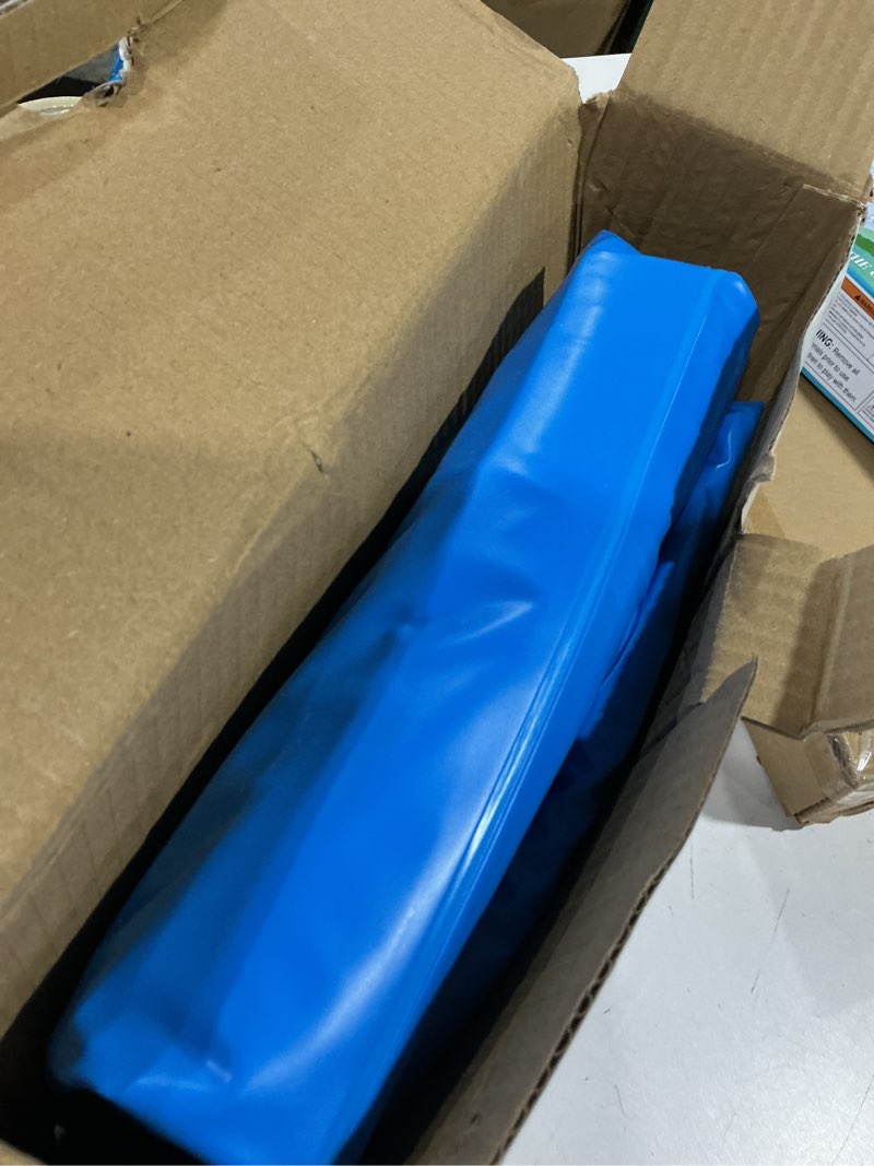 Condition photo showing Good Condition for inflatable adult pool lounger float - baiai large beach sun tanning floats raft sunbathing water lounge floaties tub with drink holder - blow up river & lake suntan floating swimming mattress mat blue-l