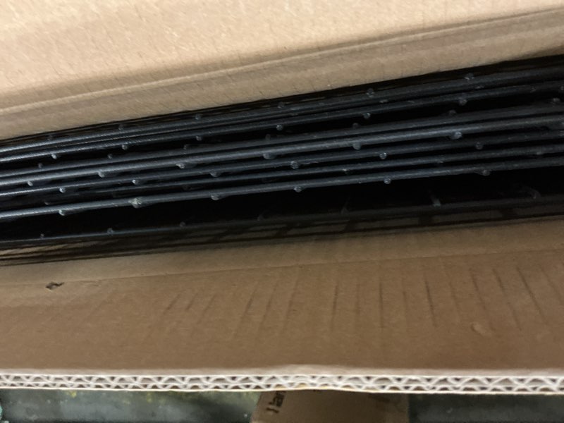 Condition photo showing As Is for toolterritary 10 panels no dig garden fence, 32 in(h) x24.2 ft(l) metal fence panels, thickened rustproof garden fencing, animal barrier fence for dogs, rabbits, and patio 10 panels-24.2 ft(l) x 32 in(h)