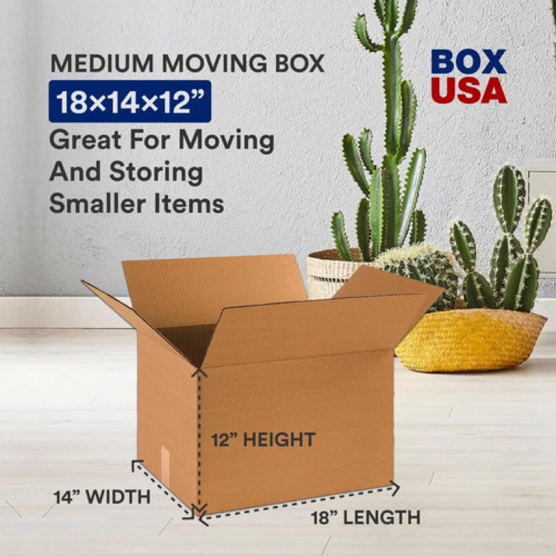lot of 20 corrugated shipping boxes 18x14x12 box