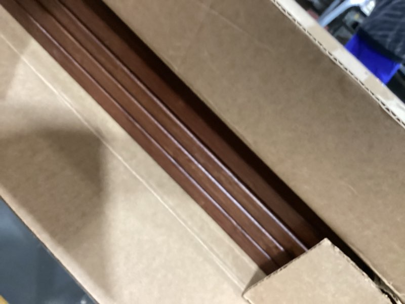 homykic bamboo freestanding dog gate, no assembly pet gate indoor, 24”h x 75”w extra wide foldable p