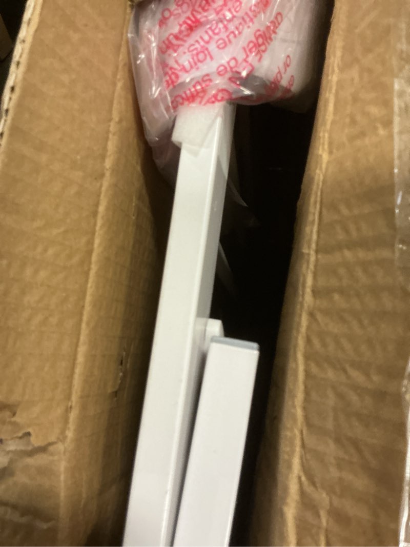 Condition photo showing As Is for keny 29"-42.5" Baby Gate for Stairs, Auto Close Safety Dog Gate, Pressure Mounted Easy Walk Through 