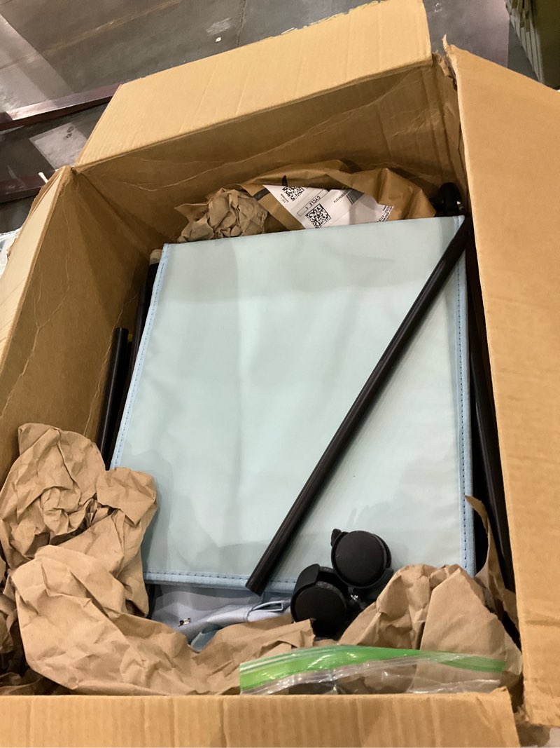 Extra Large Toy Box, 180L Toy Storage Organizer with Wheels, Metal & Oxford Cloth Toy Chest With Han