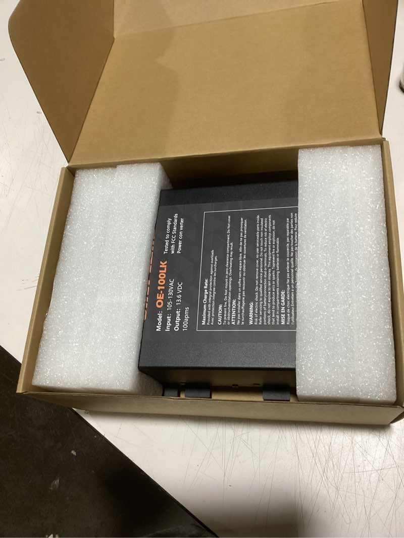 Condition photo showing Good Condition for pm4 100 amp rv power converter - power converter with built-in 4 stage smart battery charger - multiple capacities 100a 110v ac to 12v dc 100 amp battery charger rv power converter replacement
