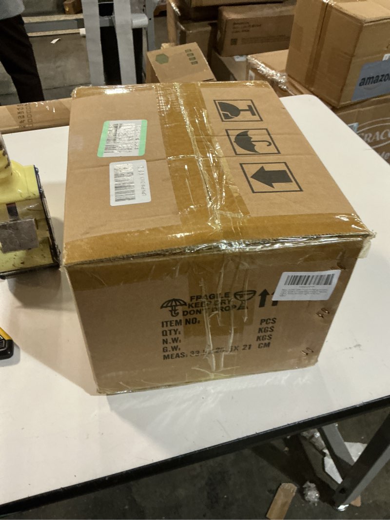 Condition photo showing New/Like New for Crystal Pendant Light Kitchen Island Brass Crystal Pendant Light Over Island Height-Adjustable Dimmable Gold Pendant Lights Over Dining Table,E12 Bulb Included Gold-Rope-D 5.1in