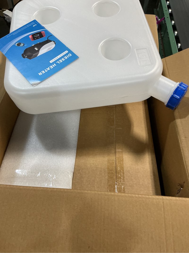 Condition photo showing Good Condition for diesel heater 8kw, 15l tank, diesel air heater 12v,muffler, diesel parking heater with lcd thermostat monitor & remote control for bus boat and motor-home