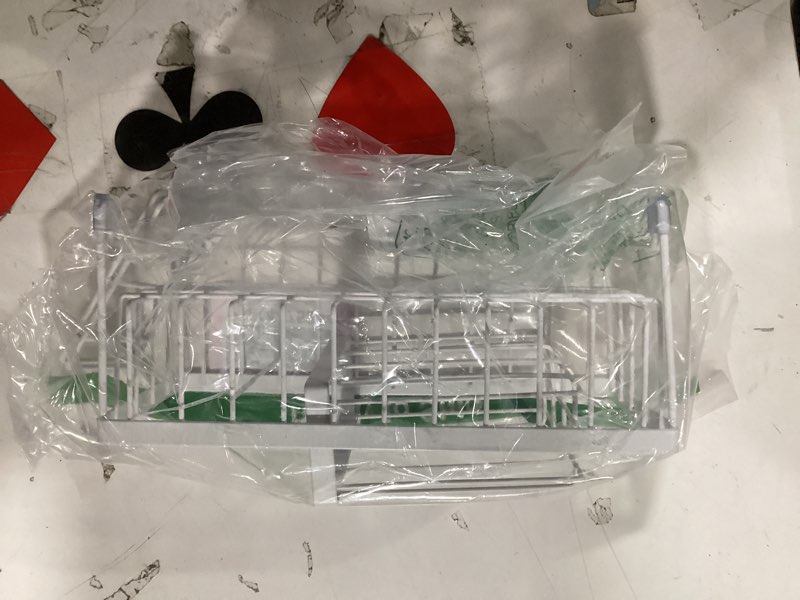 Condition photo showing Good Condition for Cisily Sponge Holder for Kitchen Sink, Sink Caddy Organizer with High Brush Holder, Kitchen Countert