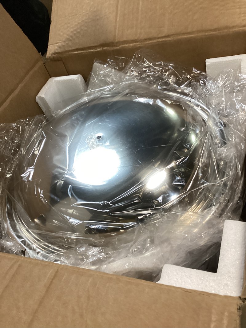 Condition photo showing Good Condition for Gold 4 Pack Chafing Dishes for Buffet, 18/8 (304) Stainless Steel Food Pan with Lid, 6QT Round Chafing Dish Buffet Set Food Warmer, Food Warmers for Parties Buffet Catering Events Dinners