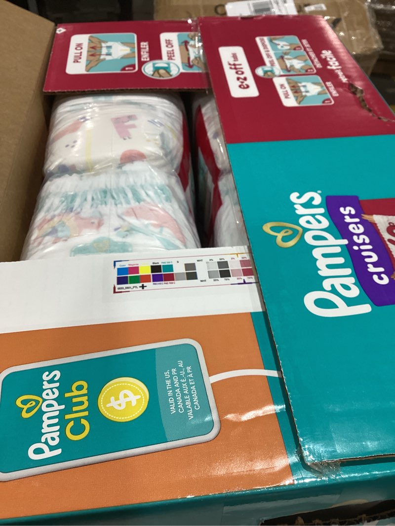 Condition photo showing Good Condition for pampers diapers - cruisers 360 - size 4, 116 count, babyproof up to 100% leakproof pull-on diaper size 4 116