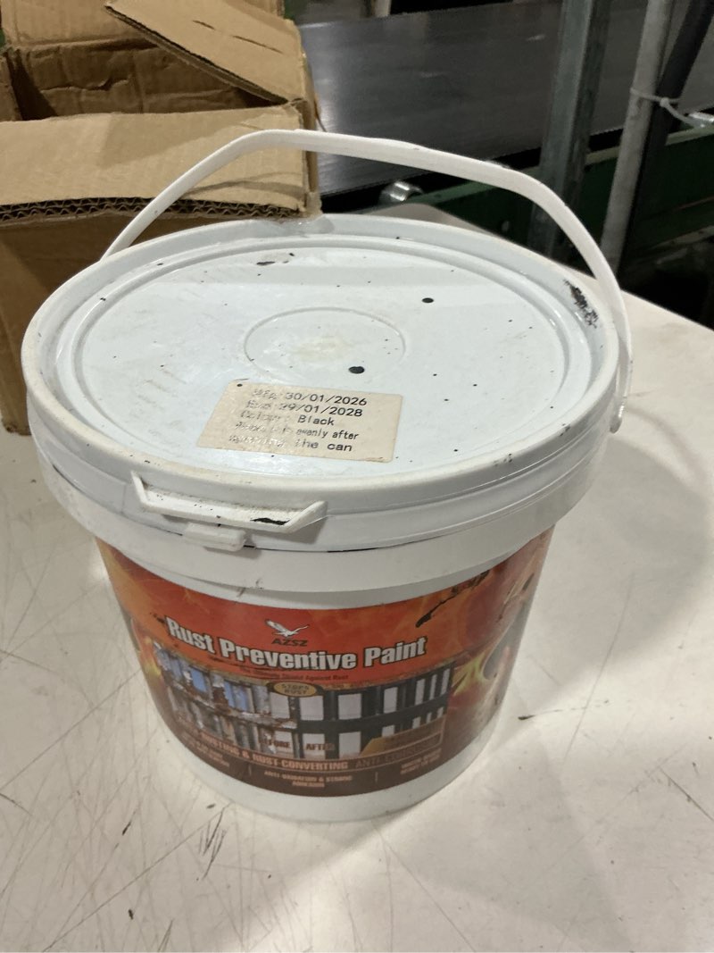 Condition photo showing Good Condition for gallon black rust converter and metal primer, 2-in-1 water-based anti-rust paint for metal, heat and uv resistant coating for automotive and marine use