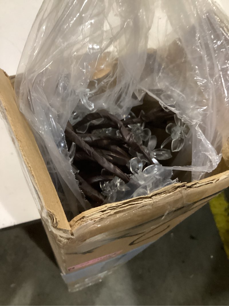 Condition photo showing As Is for 6ft Lighted Cherry Blossom Tree with 240 Warm White LED Lights for Holiday Decor - Dimmable, UL Certified, Waterproof - Ideal for Indoor and Outdoor Decoration