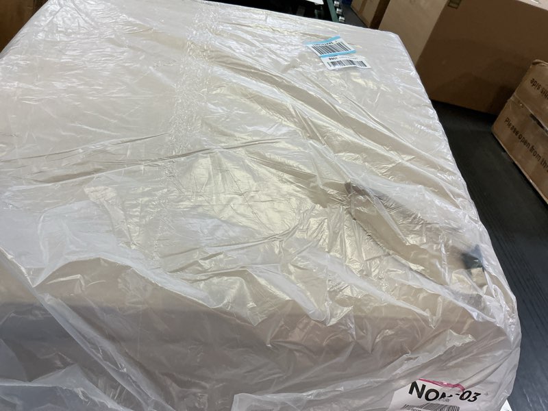 Condition photo showing As Is for Favoyard Outdoor Seat Cushion Set 24 x 24 Inch Water-Resistant & Fade-Resistant Patio Furniture Cushions with Removable Cover Deep Seat & Back Cushion with Handle and Adjustable Straps for Chair Sofa Beige 24 x 24 Inch