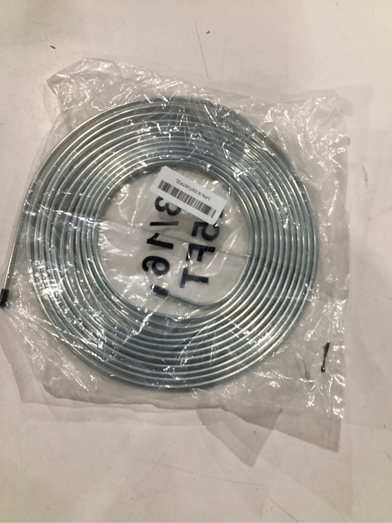 Condition photo showing New/Like New for 25ft brake line,copper nickel brake line 3/16,car accessories copper coated flexible tube with 16 inverted flare fittings,suitable for most hydraulic braking systems,fuel systems,etc (silver)
