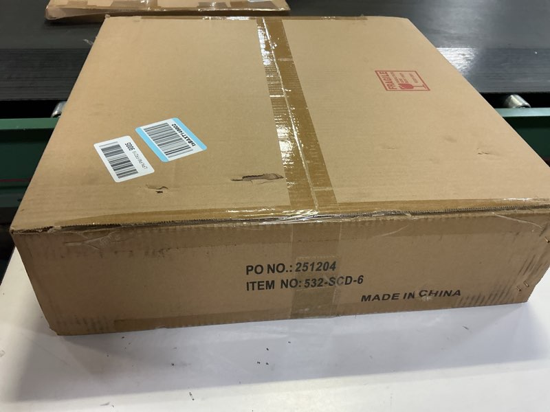 Condition photo showing New/Like New for 20”Hand Woven Rattan Chandelier Boho Pendant Light Adjustable Coastal Pendant Light for Kitchen Island Dining Living Room, White, UL Listed A-White