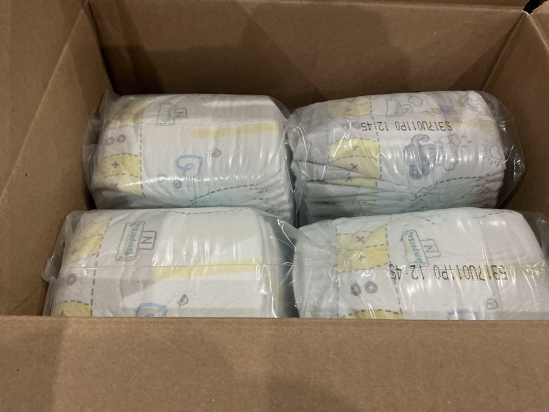 Condition photo showing New/Like New for pampers swaddlers diapers, size 0 (up to 10 lbs), 140 count, absorbent, keeps baby dry and comfortable, skin safe disposable baby diaper (packaging may vary) newborn 140