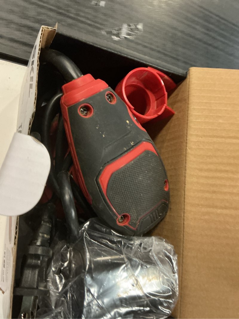 Condition photo showing As Is for skil 120 volts 2.8-amp variable random orbital corded sander with dust management