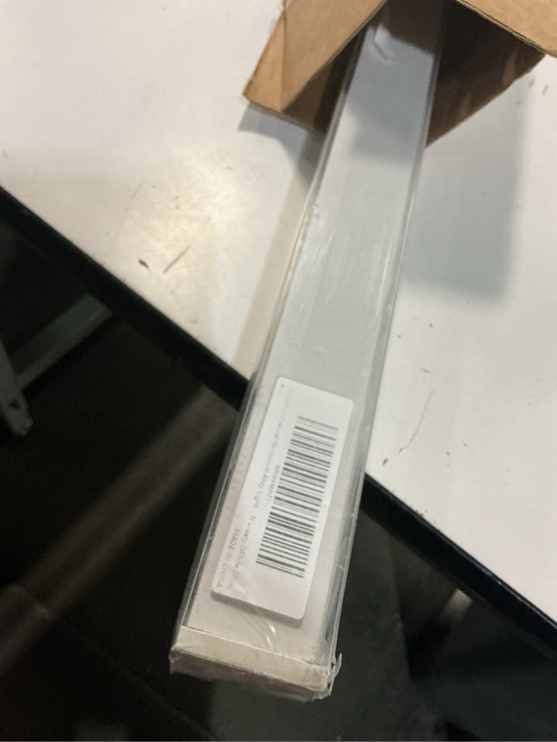 Condition photo showing New/Like New for ZSTARR U Channel Aluminium Alloy Light Blocking Strips for Roller Blinds Light Gap Blockers Window Shades Side Rail Tracks Bedroom Sleep Nursery (White,58",2Pcs) U-shaped White-2pcs 58‘’