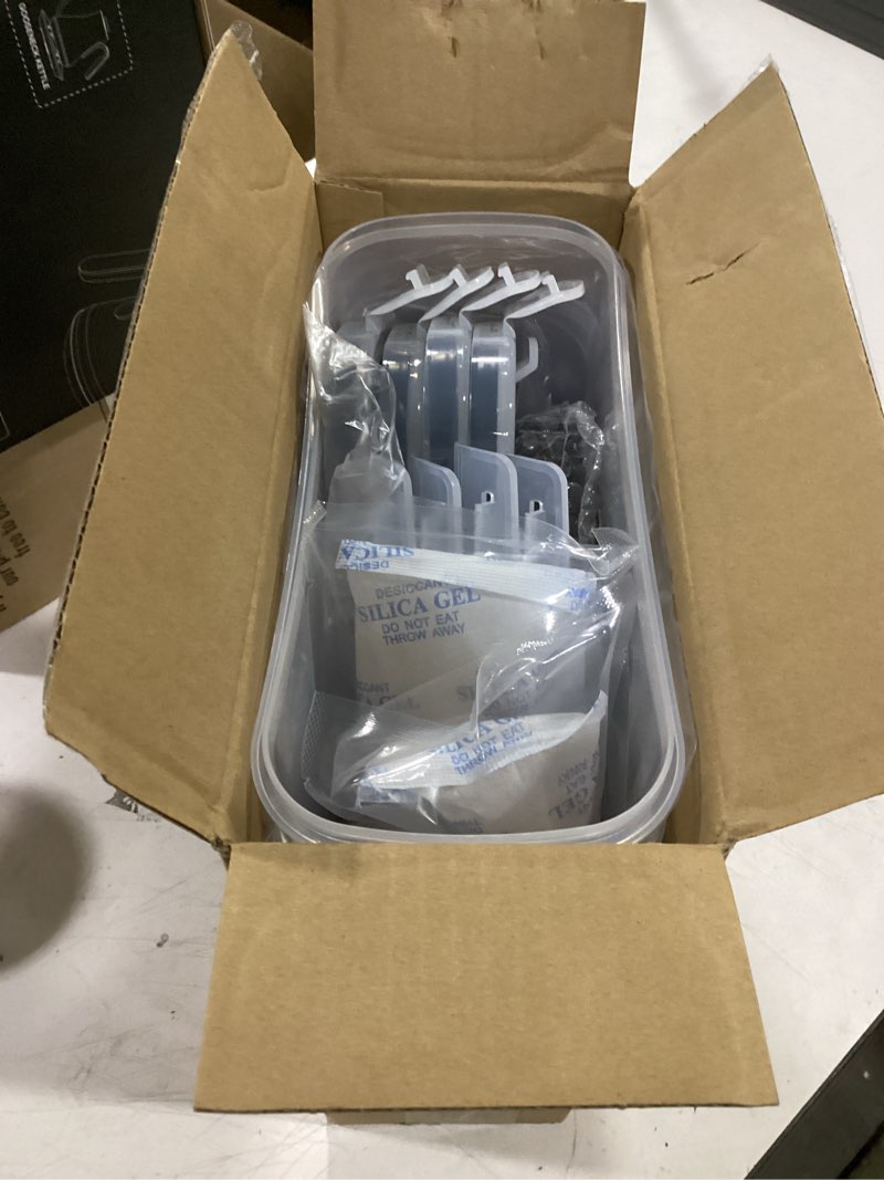 Condition photo showing Good Condition for filament storage box - 4 pack 4l 3d printer filament containers with 4 hygrometers, airtight dry boxes for sealing and protection, water-proof & dust-proof, reusable desiccant, tube cutter & labels