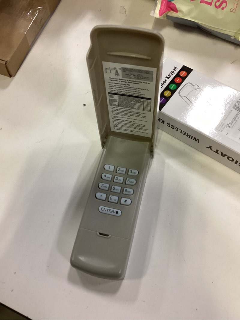 Condition photo showing Good Condition for Universal Garage Door Opener Keypad for Liftmaster Chamberlain Craftsman Wayne Dalton Openers Produced Since 1993, Wireless Keypad Keyless Entry, Replaces 877/878MAX 377/977/877/66LM, Safe Security