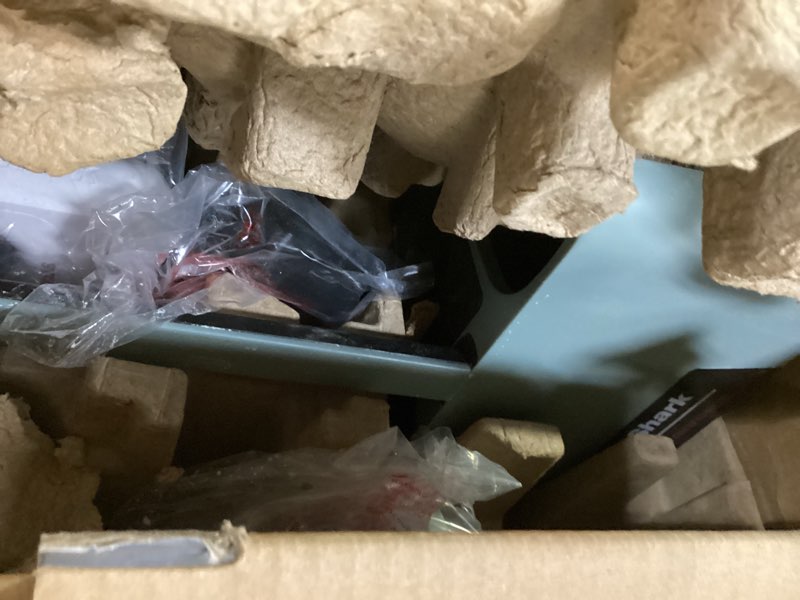 Condition photo showing As Is for Shark StainForce Cordless Portable Spot, Stain, & Odor Remover System for Carpets, Area Rugs, Upholstery, Stairs, with Storage Caddy, Accessories, and Full-Size Cleaning Solution, HX101 (NEW)