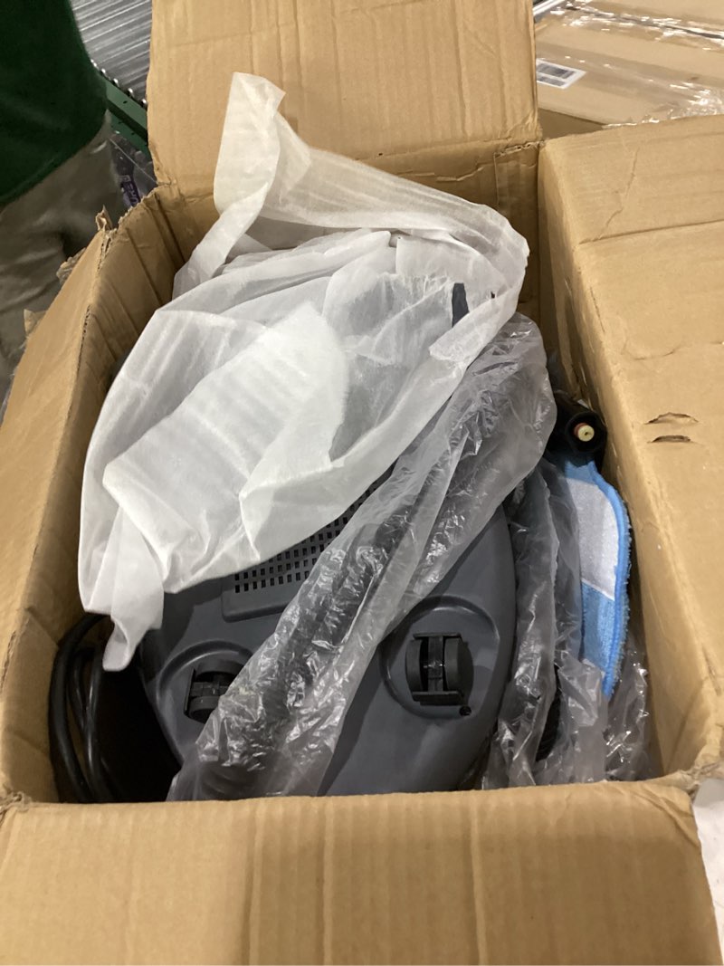 Condition photo showing Good Condition for mcculloch mc1275 heavy-duty steam cleaner, 45 minute runtime, 18 accessories: mop head, brushes, & more - built for home, tile, grout, carpet, furniture, & personal car detailing
