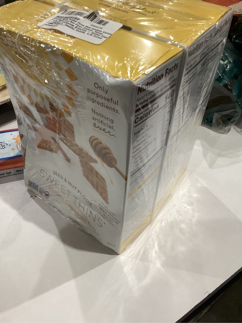 Condition photo showing New/Like New for Simple Mills Sweet Thins New Cookies Variety Pack, Seed and Nut Flour (Lemon, Honey Cinnamon, Chocolate Brownie) - Gluten Free, Paleo Friendly, Healthy Snacks, 4.25 Ounce (Pack of 3) Variety Pack (Lemon, Honey Cinnamon, Chocolate Brownie) 4.25 ounce (Pack of 3)