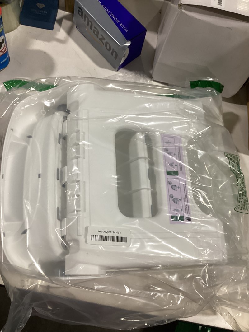 Condition photo showing Good Condition for tpn toddler step stool for bathroom sink and potty training durable anti-slip,anti-tip a-frame,10-second assembly, 2-step potty stool with wide steps (gray)