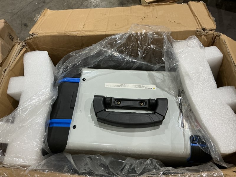 Condition photo showing As Is for azzuno 200a mig welder,110v/220v dual voltage multiprocess welder,gas gasless mig welding machine,4 in 1 flux mig/solid wire/lift tig/stick arc welder (grey) mig-200a